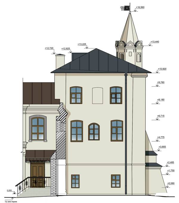 Цифирная школа, 1671-1675 гг. На втором этаже корпуса будет расположена мастерская таксидермиста.